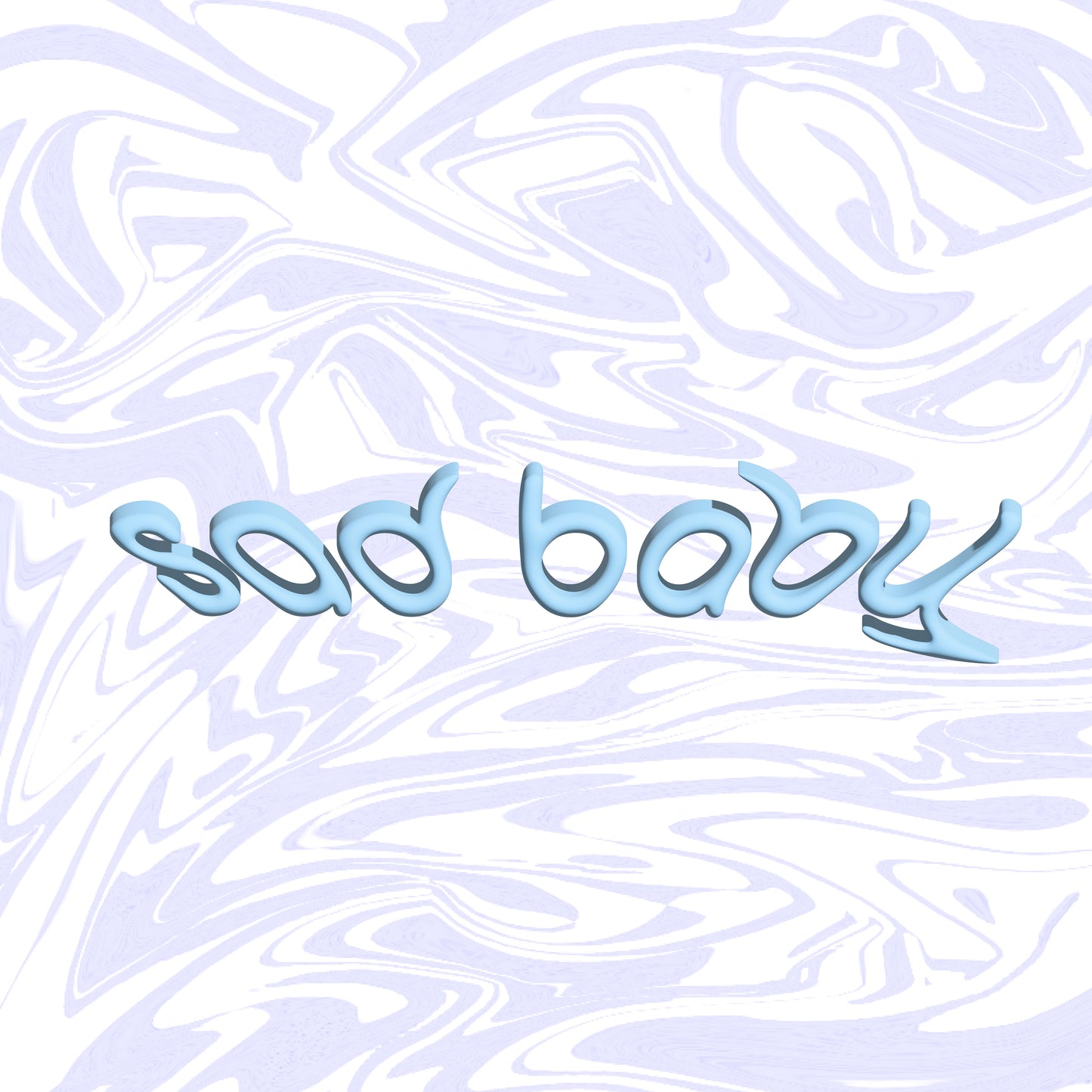 sad baby (sticker)